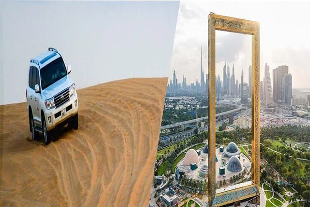 Dubai Desert Safari & Dubai Frame Entry Tickets - Photo 1 of 12